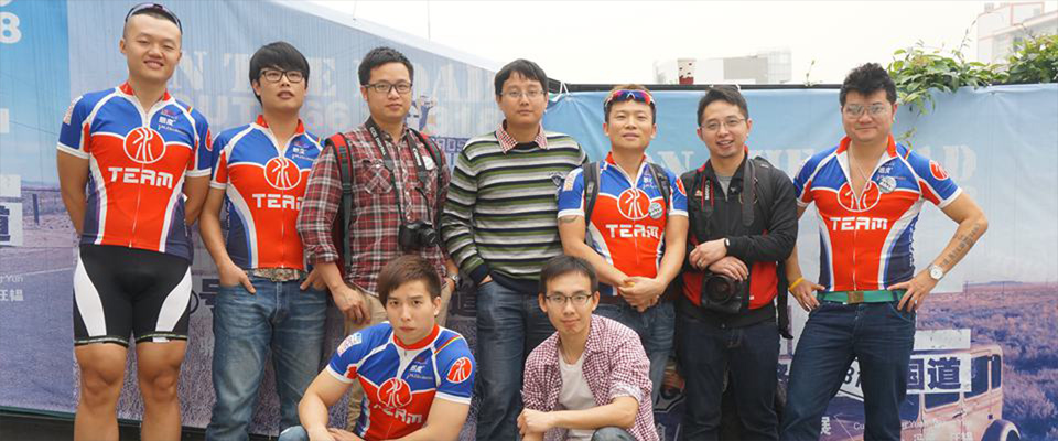 Cycling Club Activity at Artist show